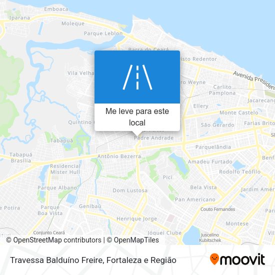 Travessa Balduíno Freire mapa
