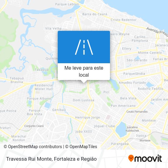 Travessa Rui Monte mapa