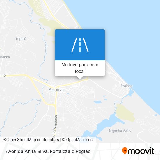 Avenida Anita Silva mapa