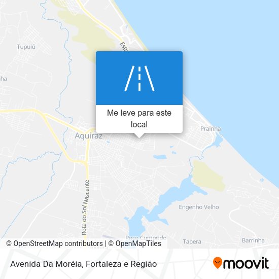 Avenida Da Moréia mapa