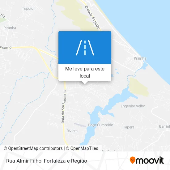 Rua Almir Filho mapa