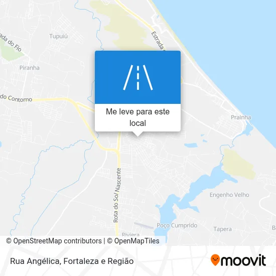 Rua Angélica mapa