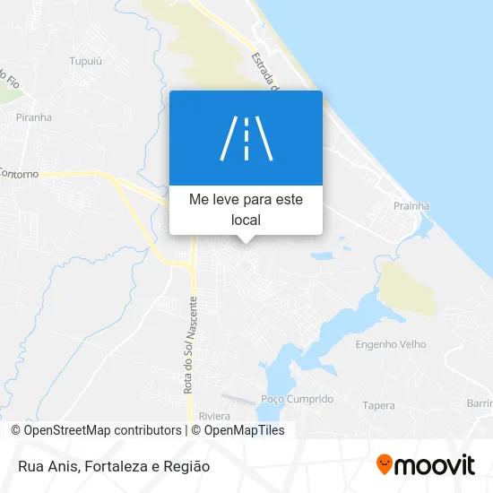 Rua Anis mapa