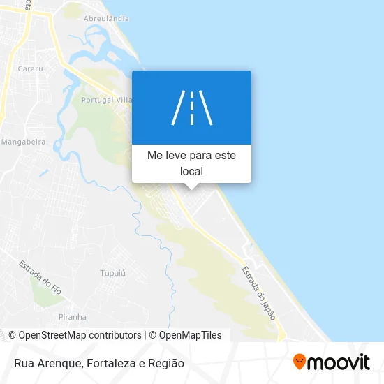 Rua Arenque mapa