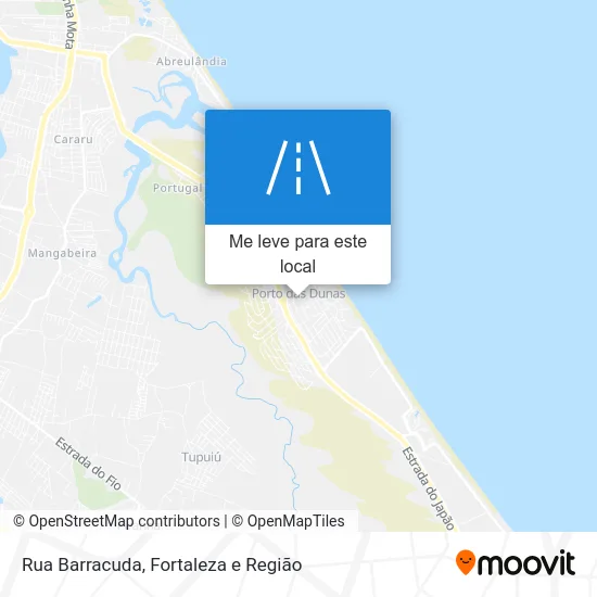 Rua Barracuda mapa