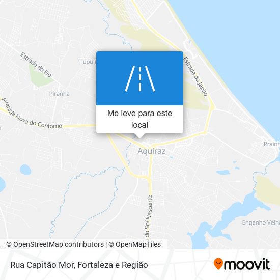 Rua Capitão Mor mapa