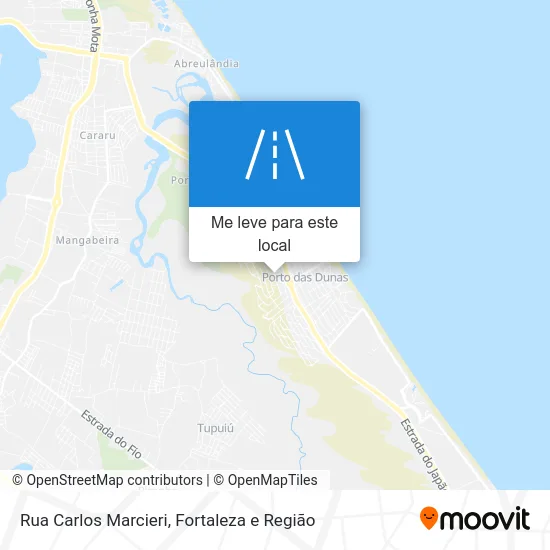 Rua Carlos Marcieri mapa