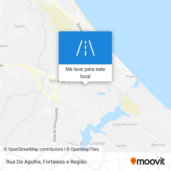 Rua Da Agulha mapa