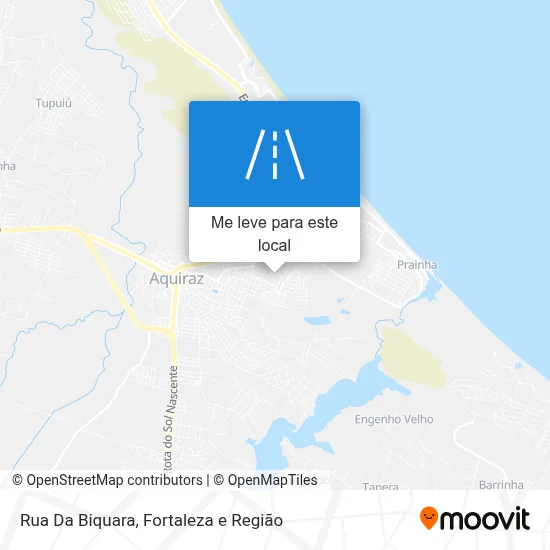 Rua Da Biquara mapa