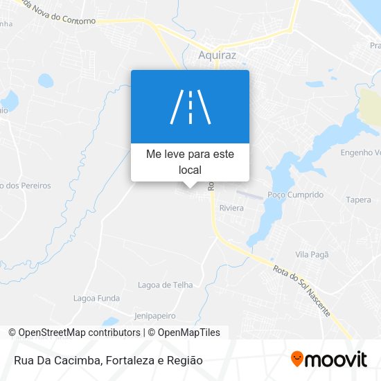 Rua Da Cacimba mapa