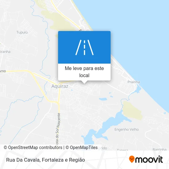 Rua Da Cavala mapa