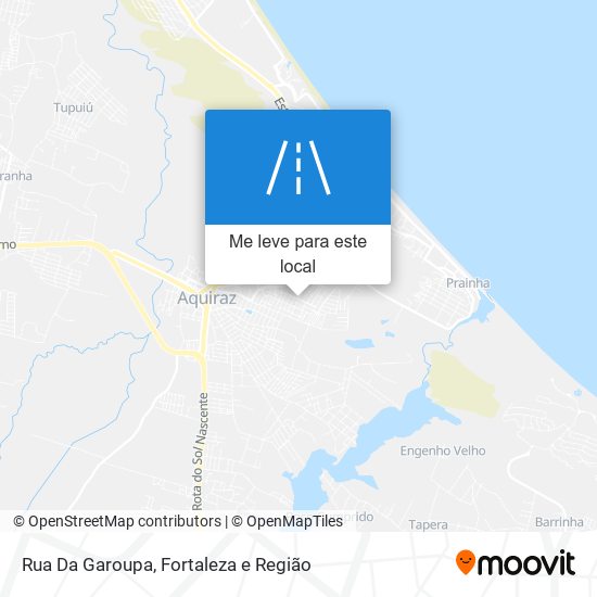 Rua Da Garoupa mapa