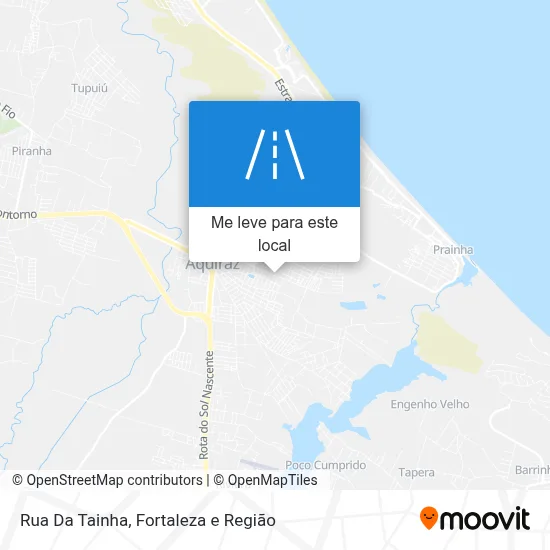 Rua Da Tainha mapa