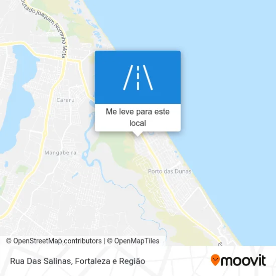 Rua Das Salinas mapa