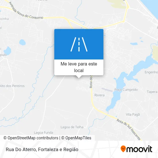 Rua Do Aterro mapa