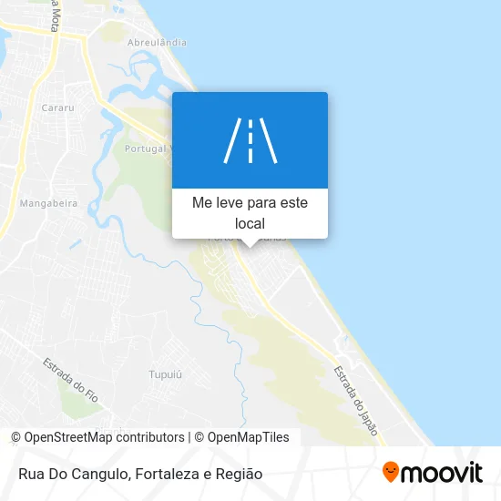 Rua Do Cangulo mapa