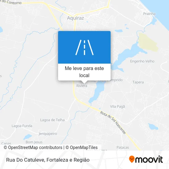 Rua Do Catuleve mapa