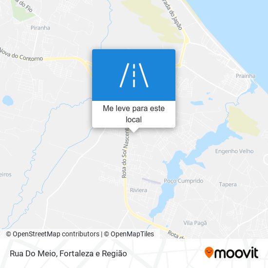 Rua Do Meio mapa