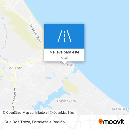 Rua Dos Treze mapa