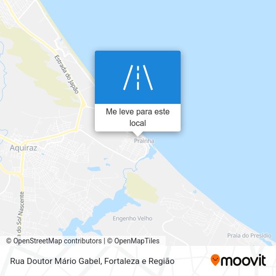 Rua Doutor Mário Gabel mapa
