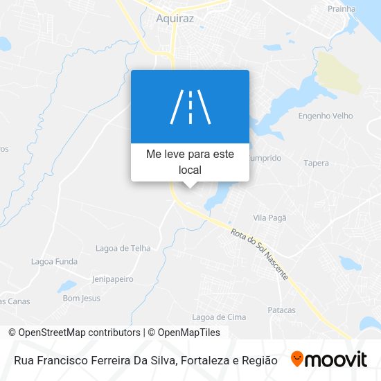 Rua Francisco Ferreira Da Silva mapa