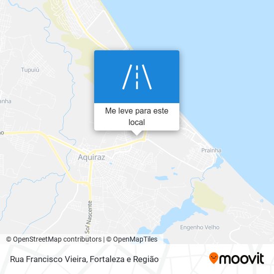 Rua Francisco Vieira mapa