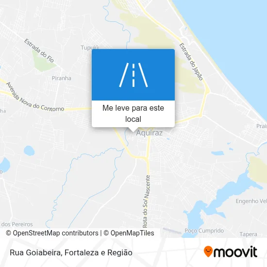 Rua Goiabeira mapa
