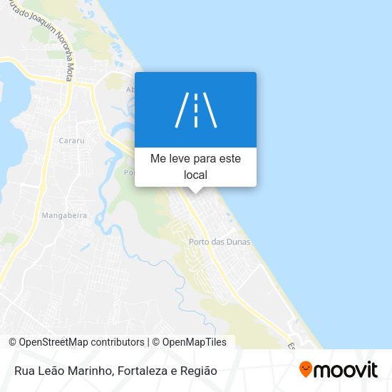 Rua Leão Marinho mapa