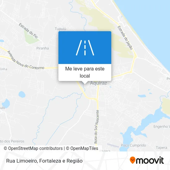 Rua Limoeiro mapa