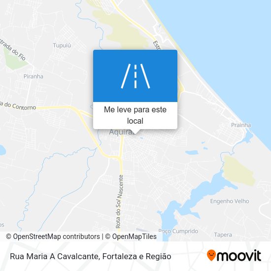 Rua Maria A Cavalcante mapa