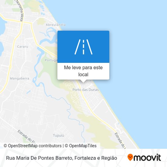 Rua Maria De Pontes Barreto mapa