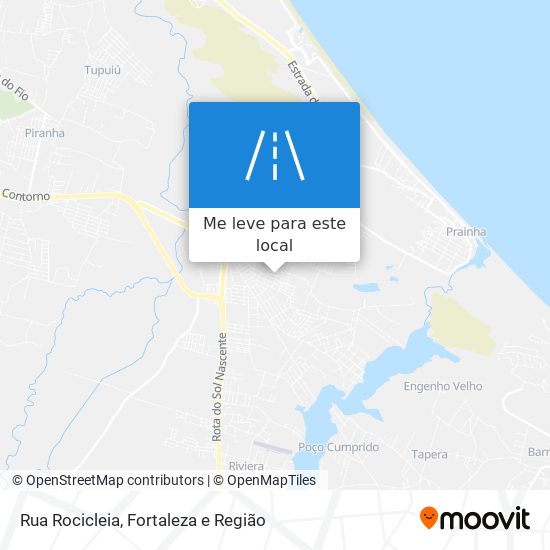 Rua Rocicleia mapa