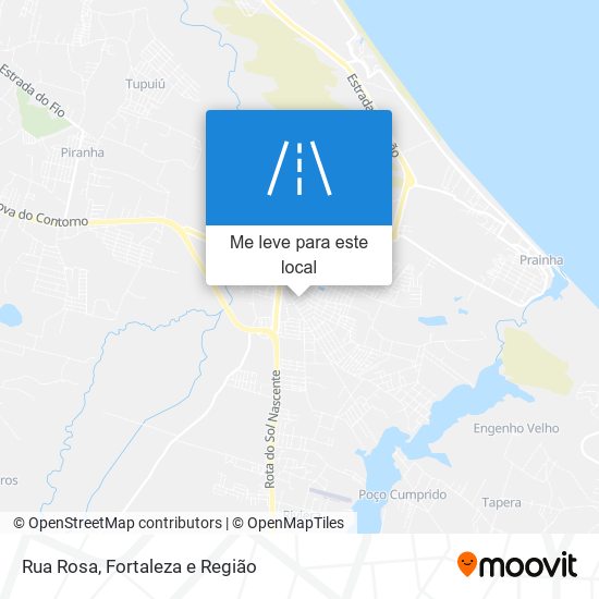 Rua Rosa mapa