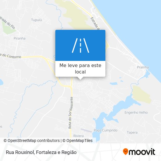 Rua Rouxinol mapa