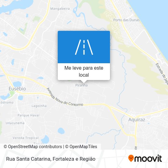 Rua Santa Catarina mapa
