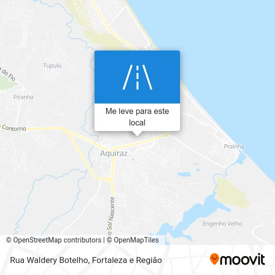 Rua Waldery Botelho mapa