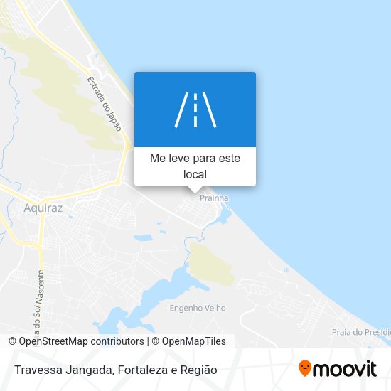 Travessa Jangada mapa