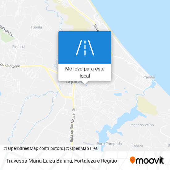 Travessa Maria Luiza Baiana mapa