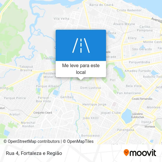 Rua 4 mapa