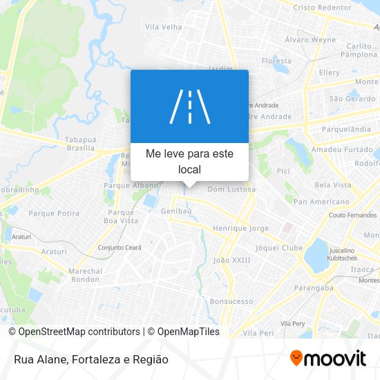 Rua Alane mapa