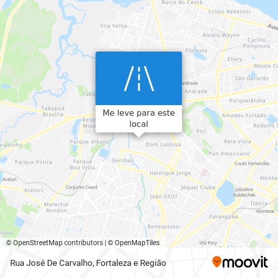 Rua José De Carvalho mapa