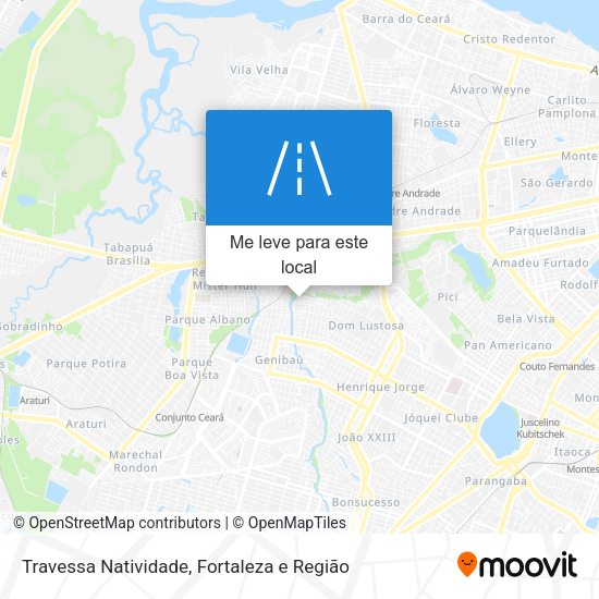 Travessa Natividade mapa