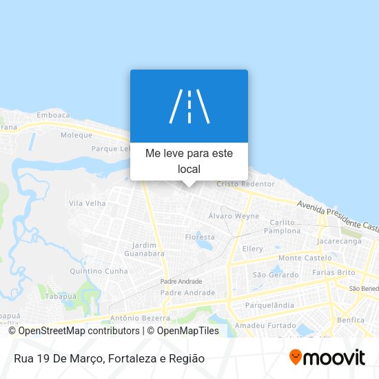 Rua 19 De Março mapa