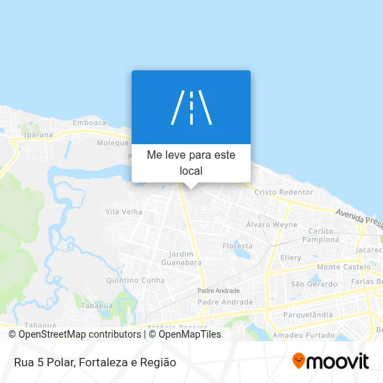 Rua 5 Polar mapa
