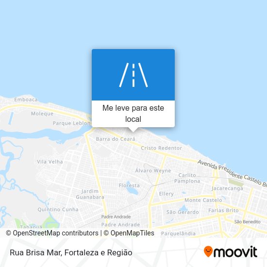 Rua Brisa Mar mapa