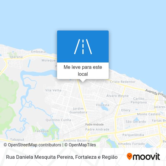 Rua Daniela Mesquita Pereira mapa