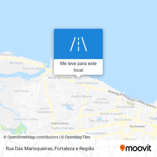 Rua Das Marisqueiras mapa