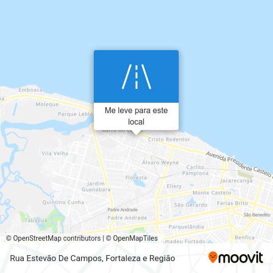 Rua Estevão De Campos mapa