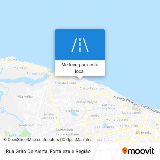 Rua Grito De Alerta mapa