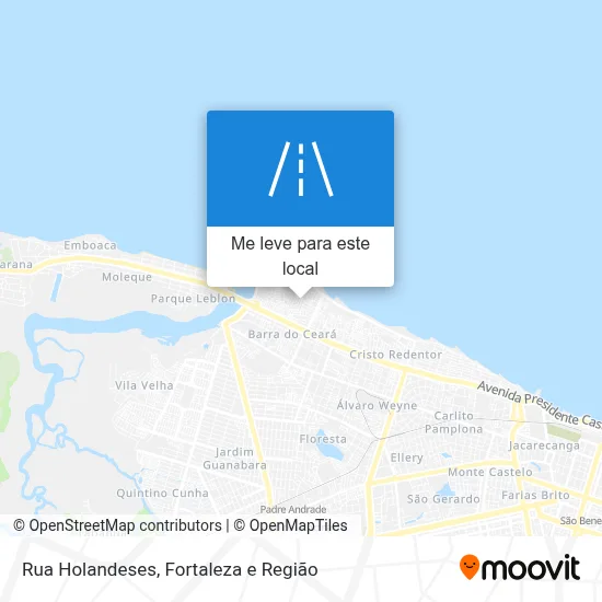 Rua Holandeses mapa